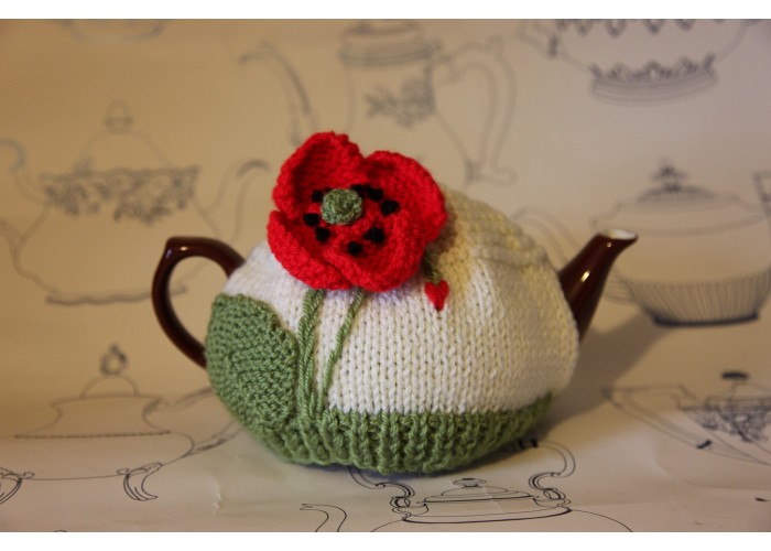 Poppy tea cosie TC05